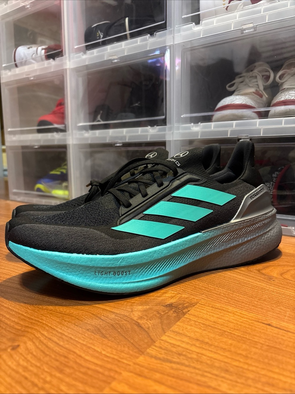 Mercedes-Benz AMG Formula One X Adidas UltraBoost 5X JR9386 Running Shoes Sz 15M
